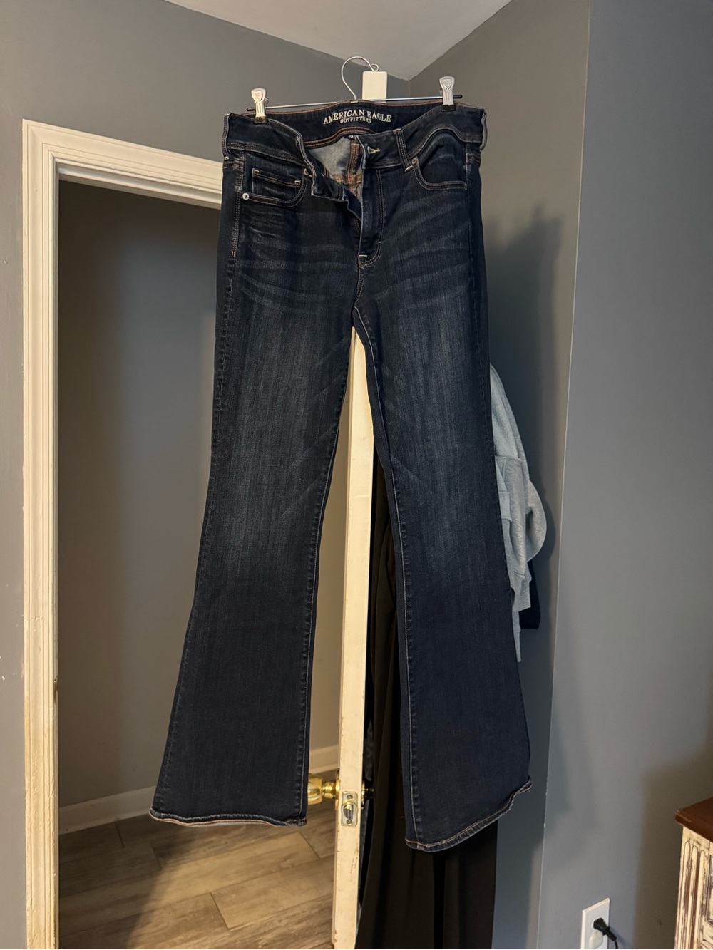 American Eagle Outfitters Dark Indigo Flare Jeans